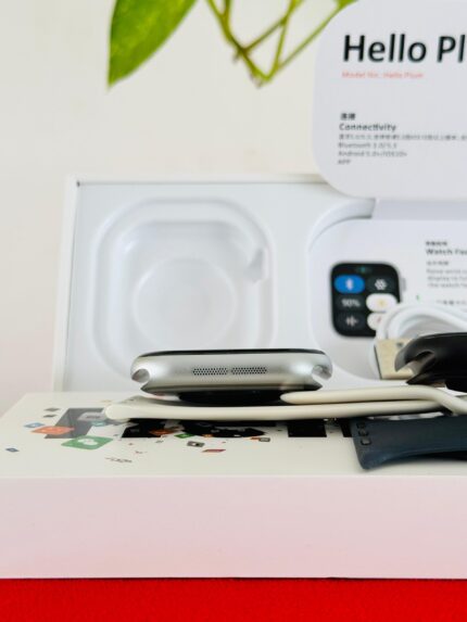 Hello Plum Smart Watch Series 10 46mm- Noise Detection ChatGPT NFC 2.04" AMOLED Screen